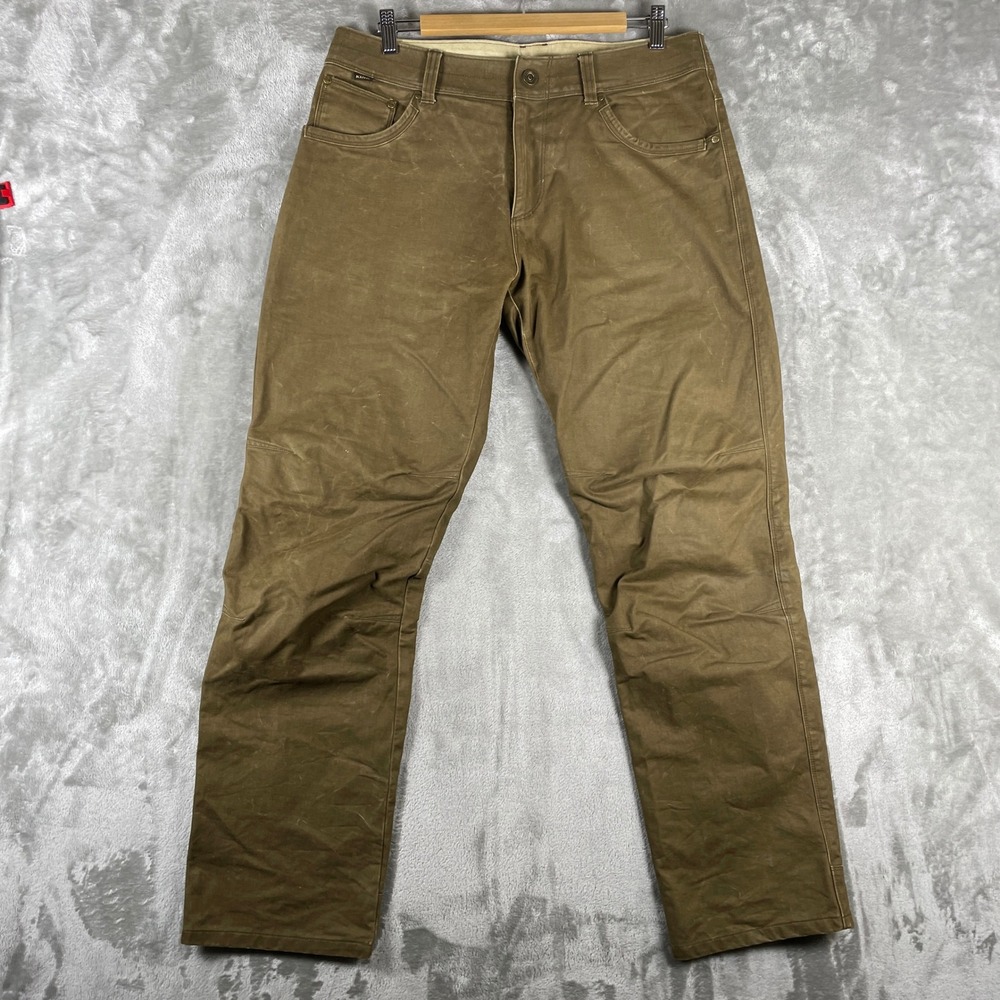 KUHL RYDR Pants Mens 33x32 Brown 5016 Articulated Knees Outdoor